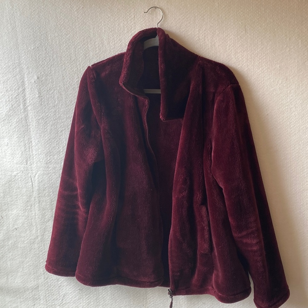 Soft maroon jacket
